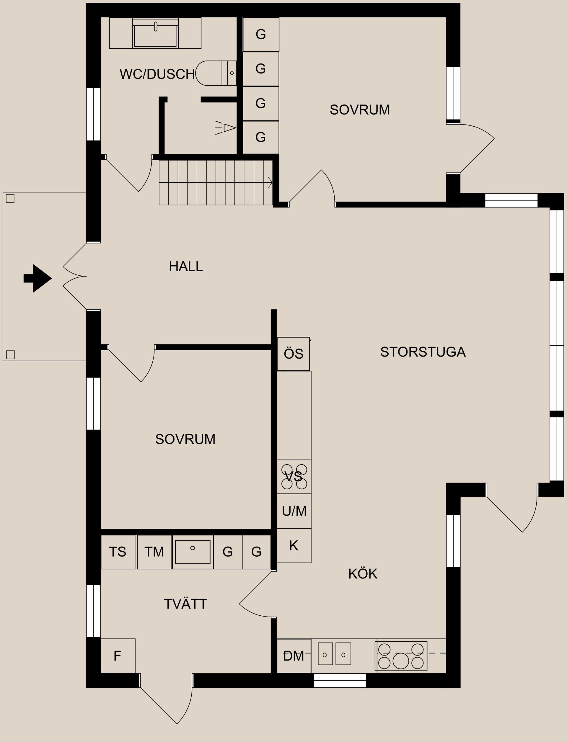 Villa, Stora Ålö Sandvik 11, Valdemarsvik