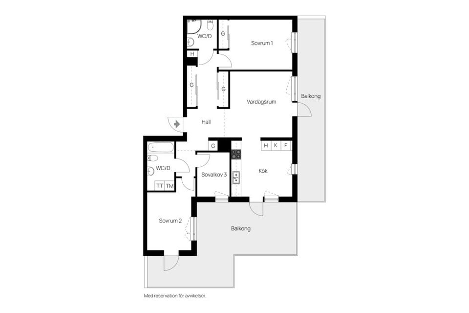 Bostadsrätt, Ölandsresan 3E, Sävja, Uppsala
