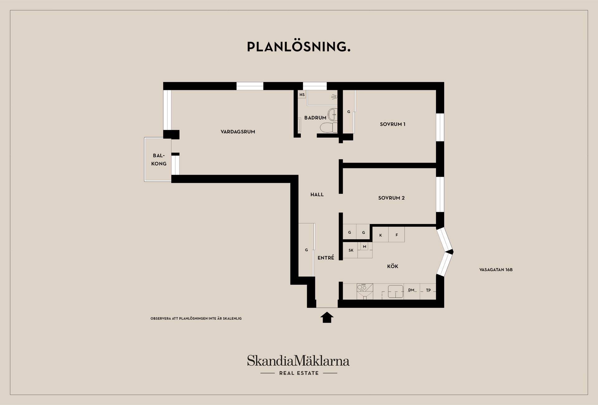 Bostadsrätt, Vasagatan 16B, Malmö