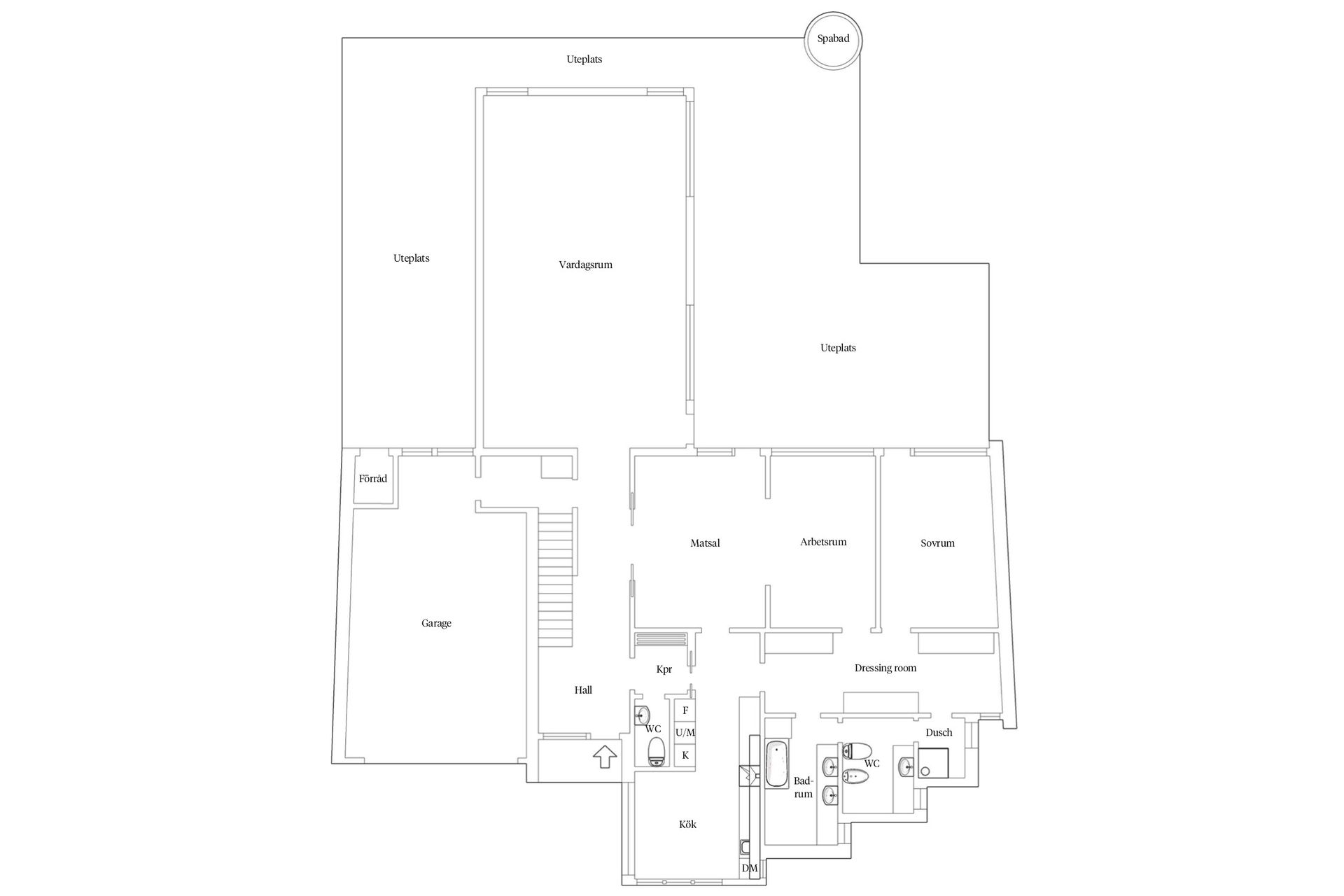 Villa, Norra Ringvägen 15, Väster, Växjö