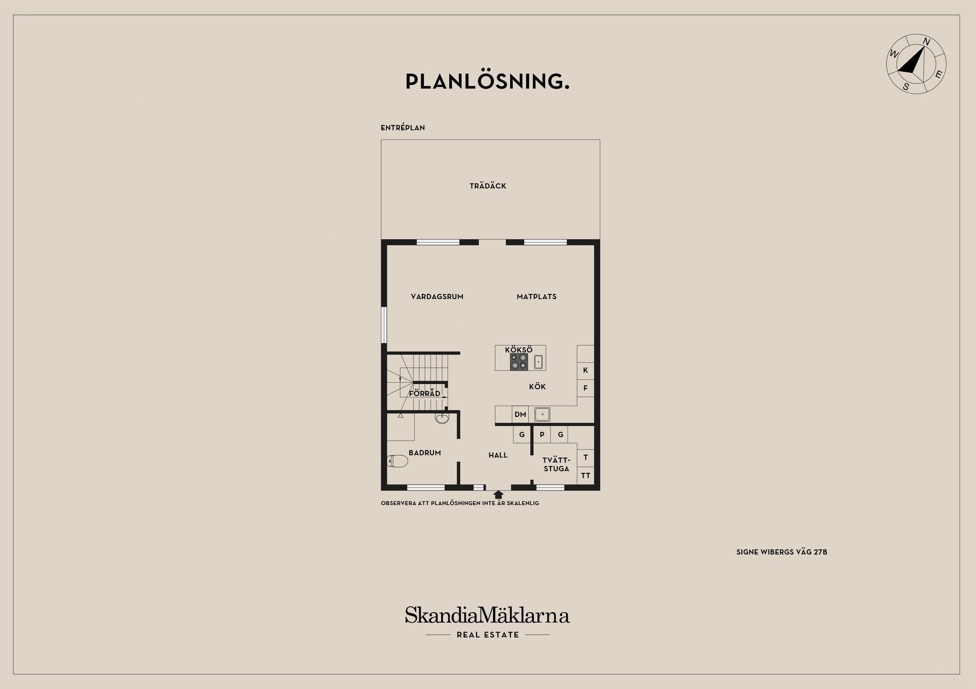 Radhus, Signe Wibergs väg 27B, Trelleborg