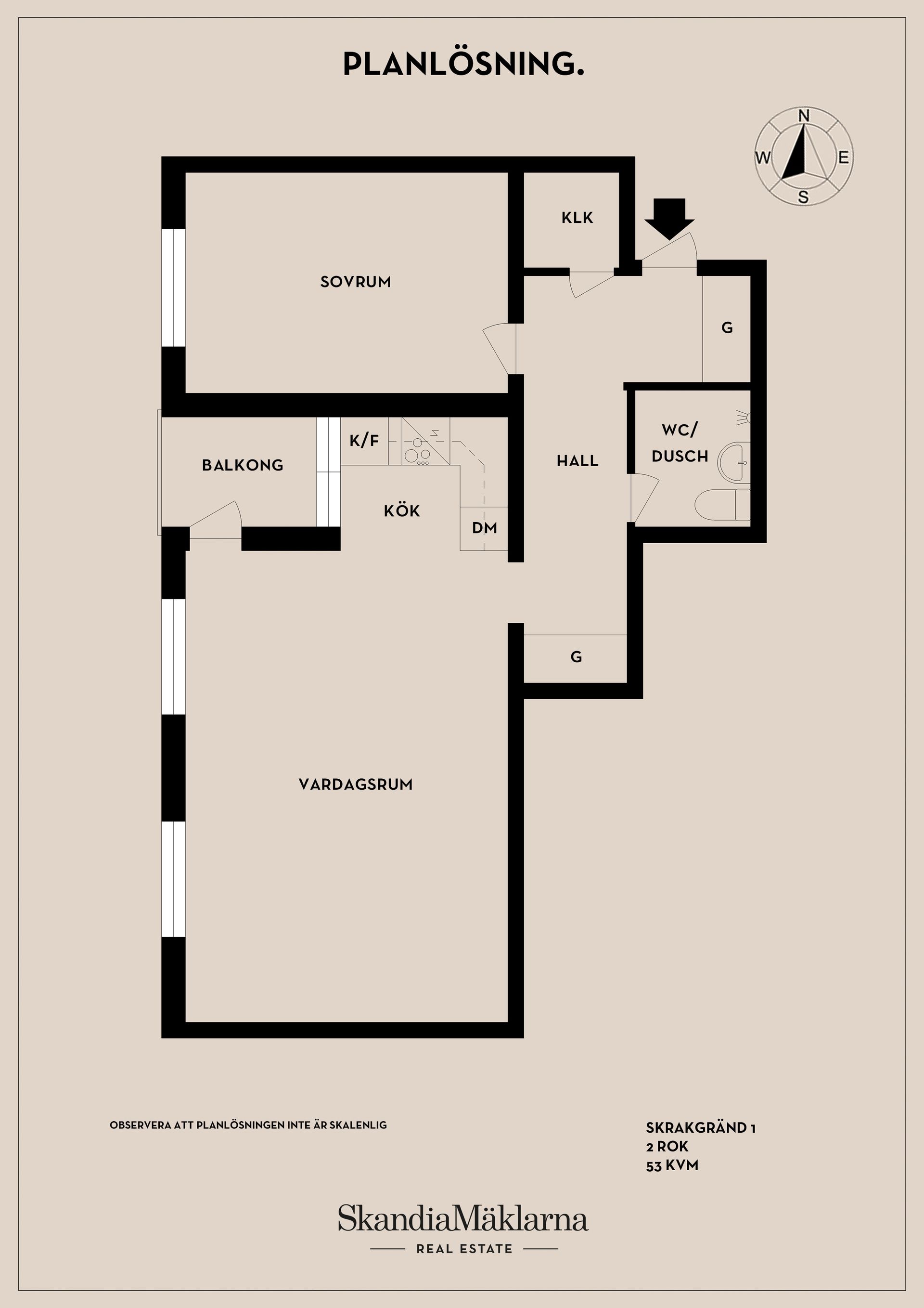 Bostadsrätt, Skrakgränd 1, Fagersjö, Stockholm