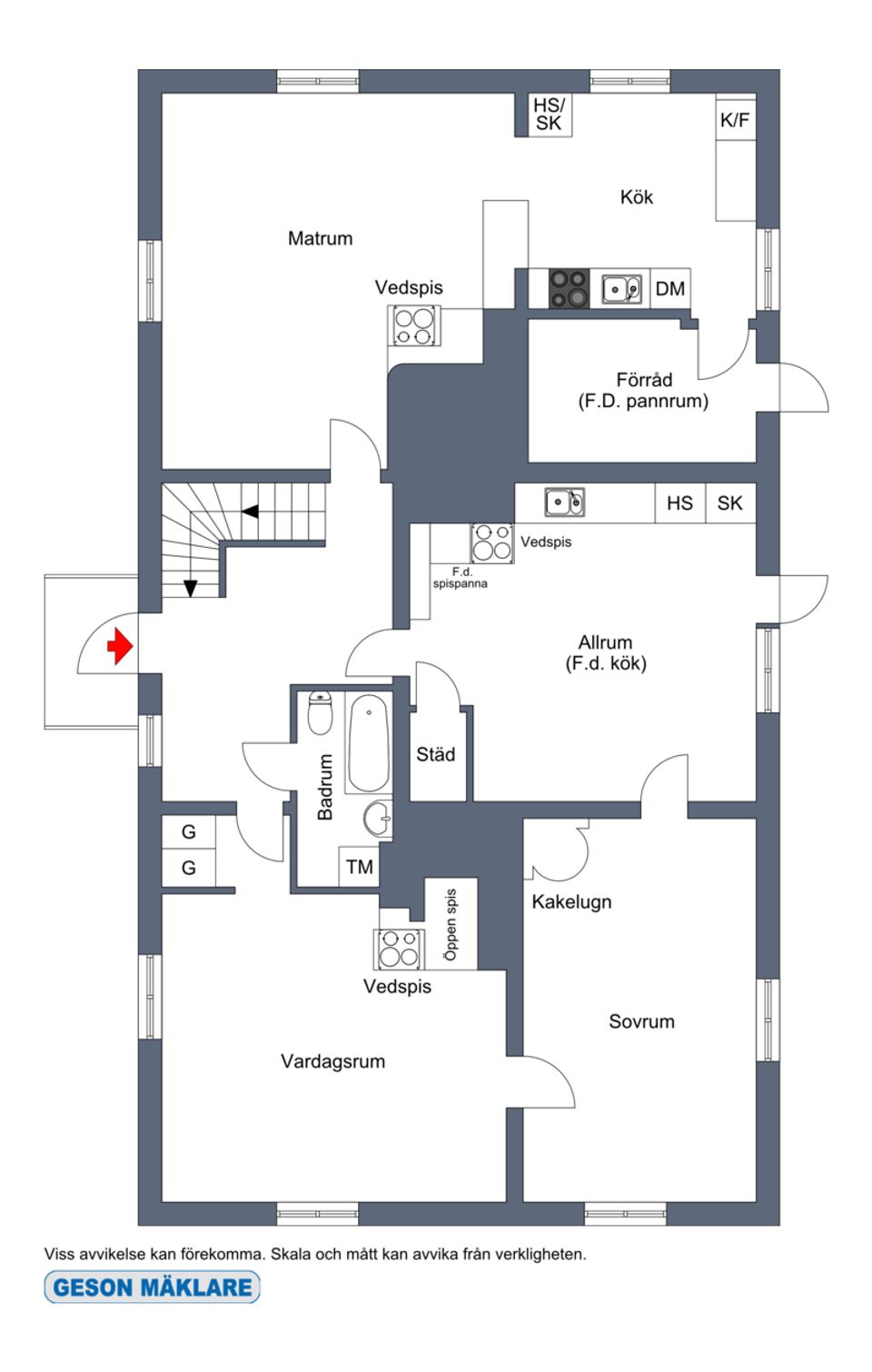 Fritidshus, Bruksgatan 6, Skebobruk, Norrtälje