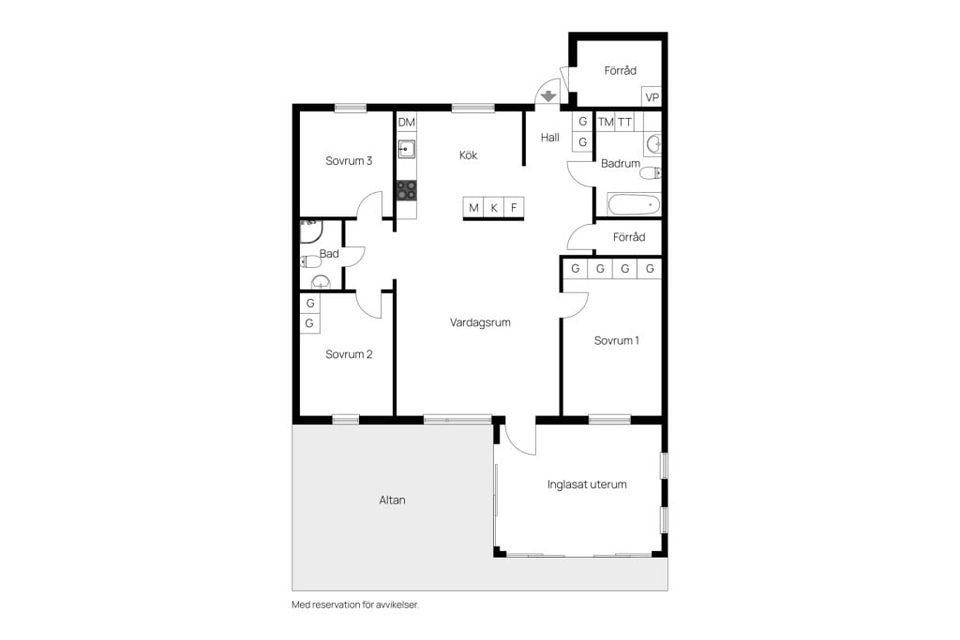 Radhus, Åskärrsvägen 9b, Stråvalla, Varberg