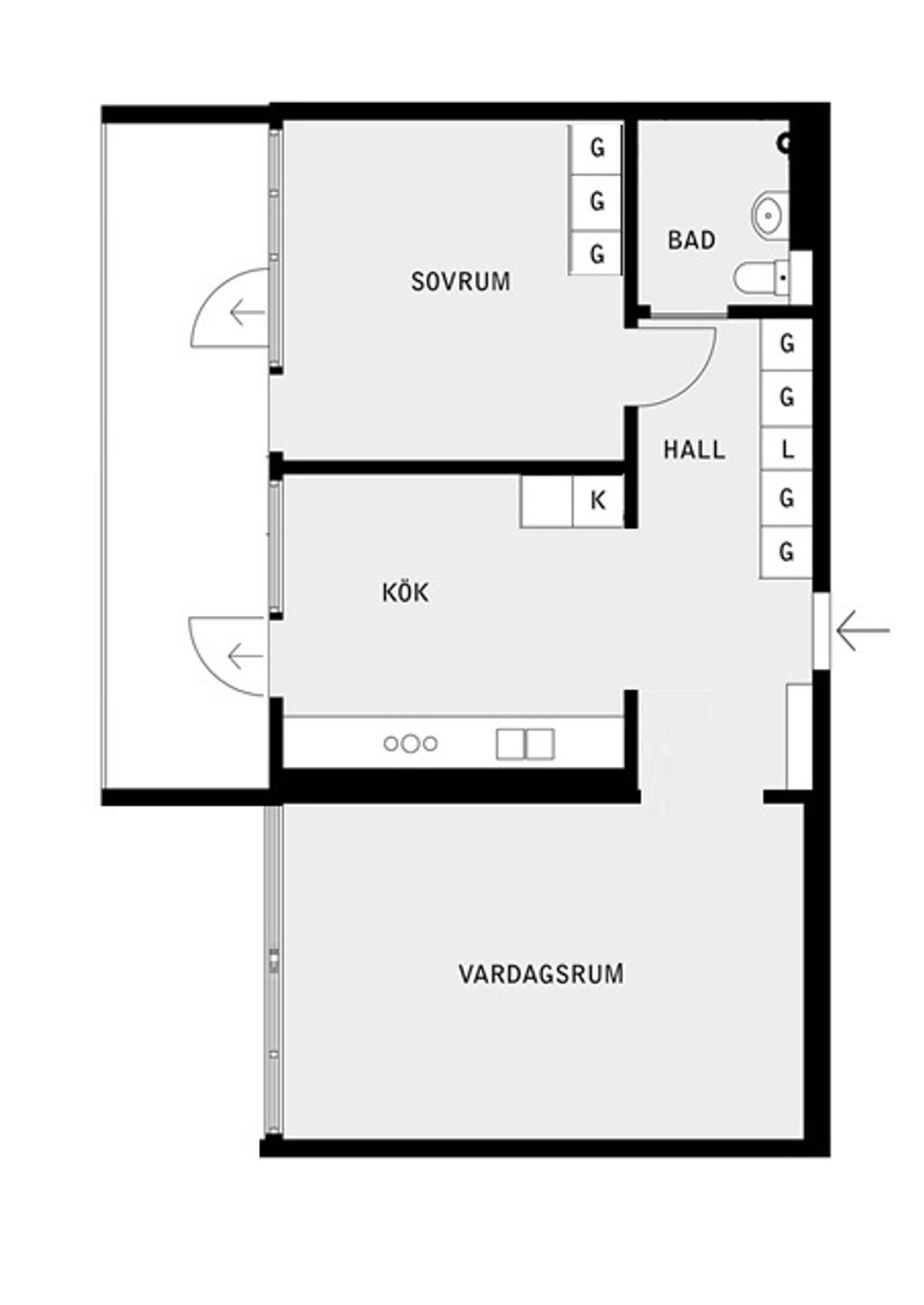 Bostadsrätt, Kometvägen 15, 9tr, Grindtorp, Täby