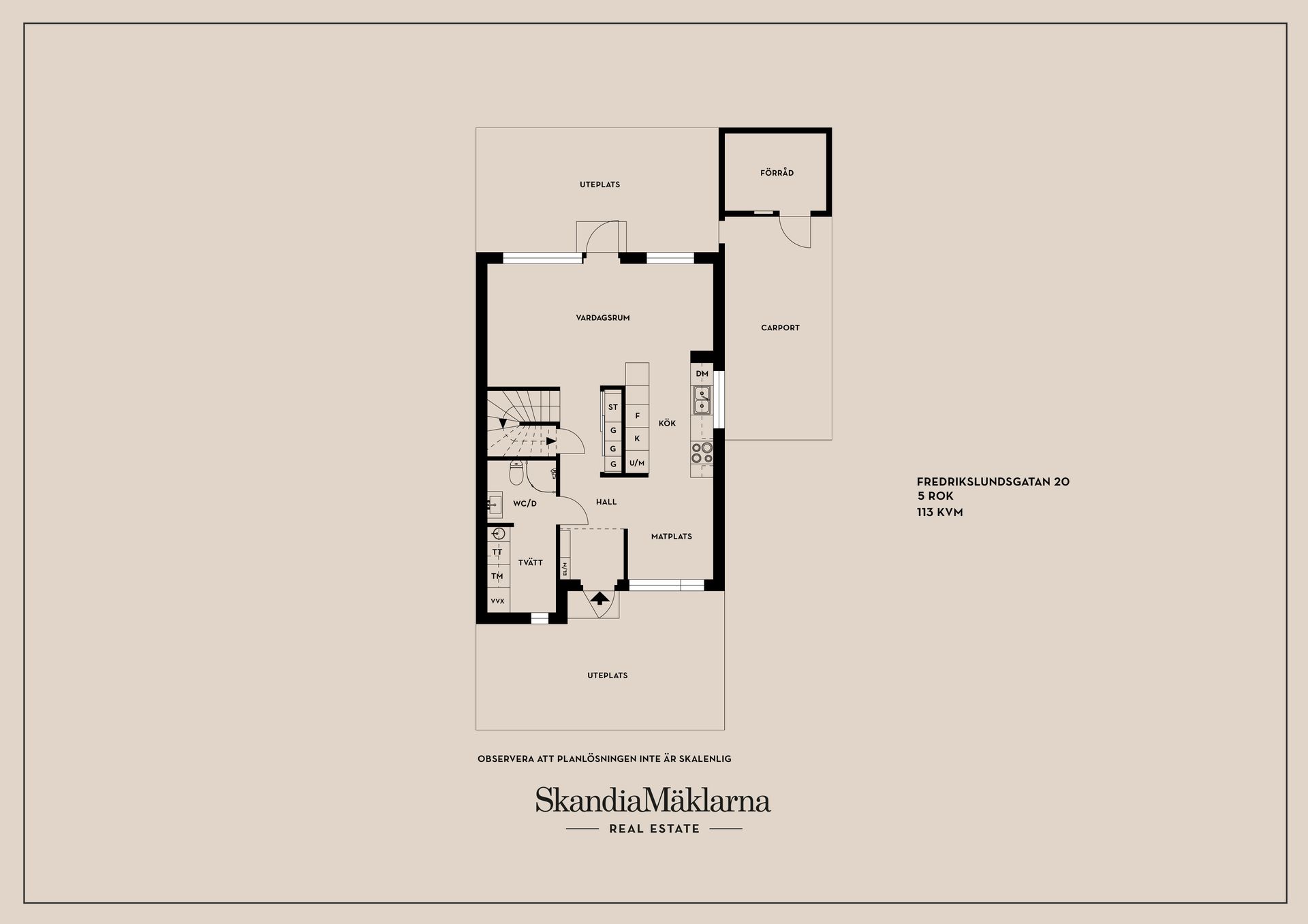Radhus, Fredrikslundsgatan 20, Harvestad, Linköping