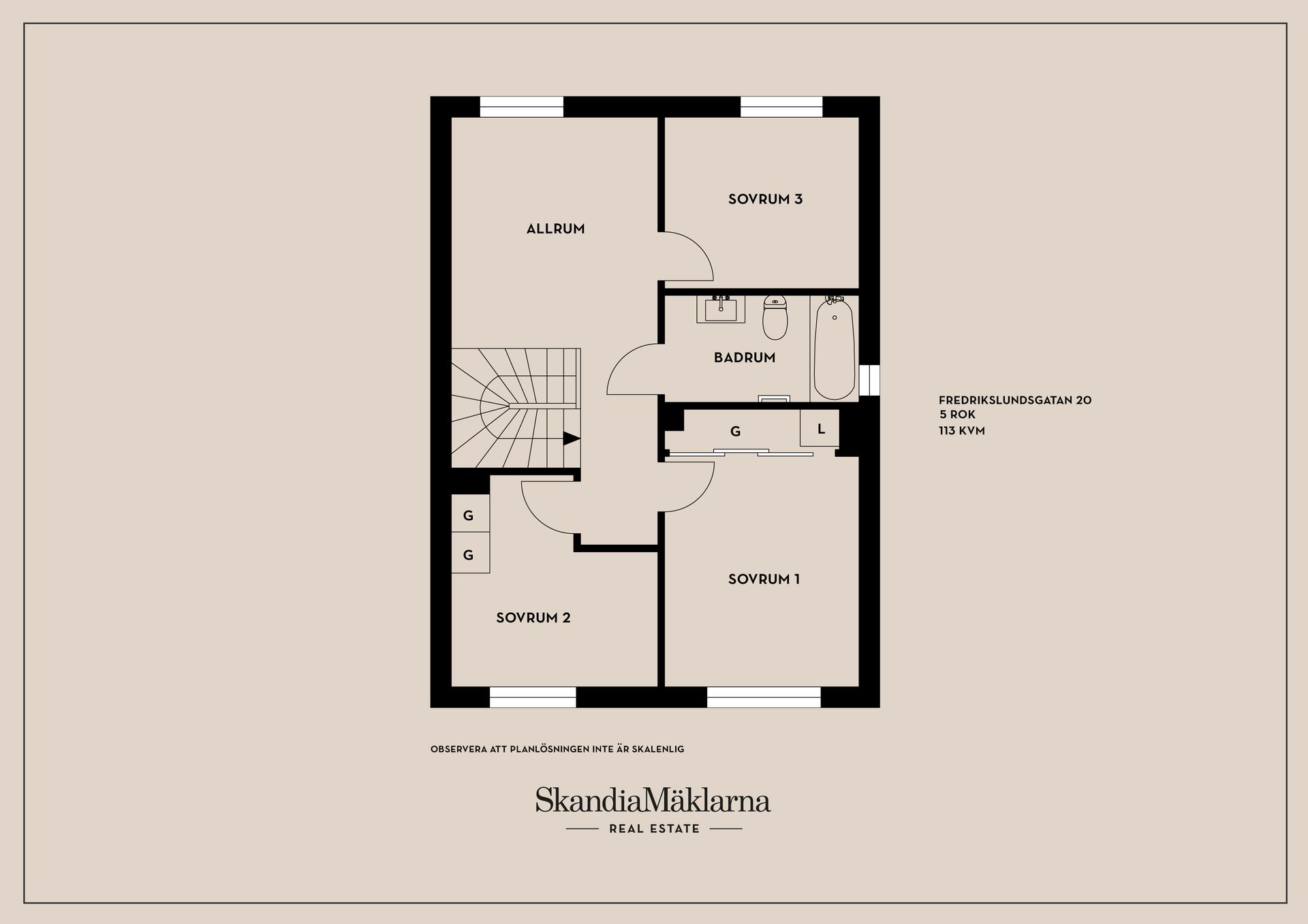 Radhus, Fredrikslundsgatan 20, Harvestad, Linköping