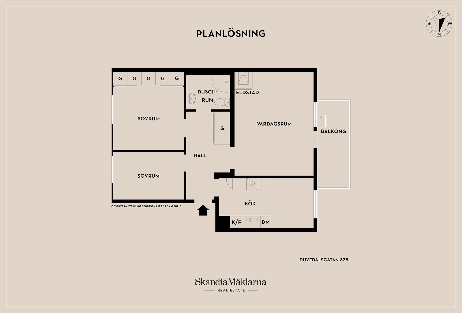 Bostadsrätt, Duvedalsgatan 82B, Motala