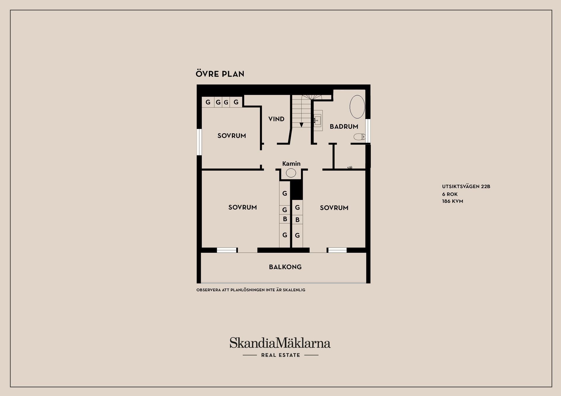 Villa, Utsiktsvägen 22B, Motala