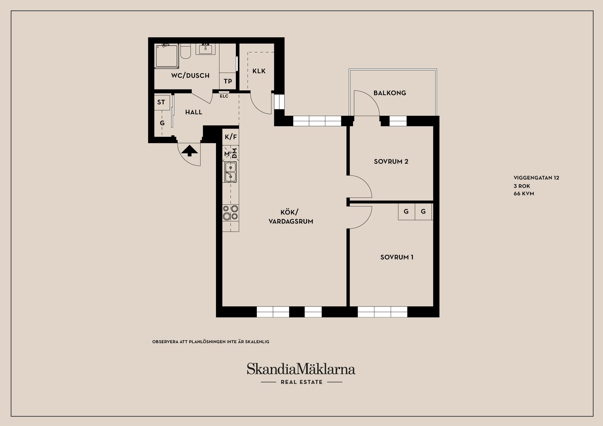 Bostadsrätt, Viggengatan 12, Barkarbystaden, Järfälla