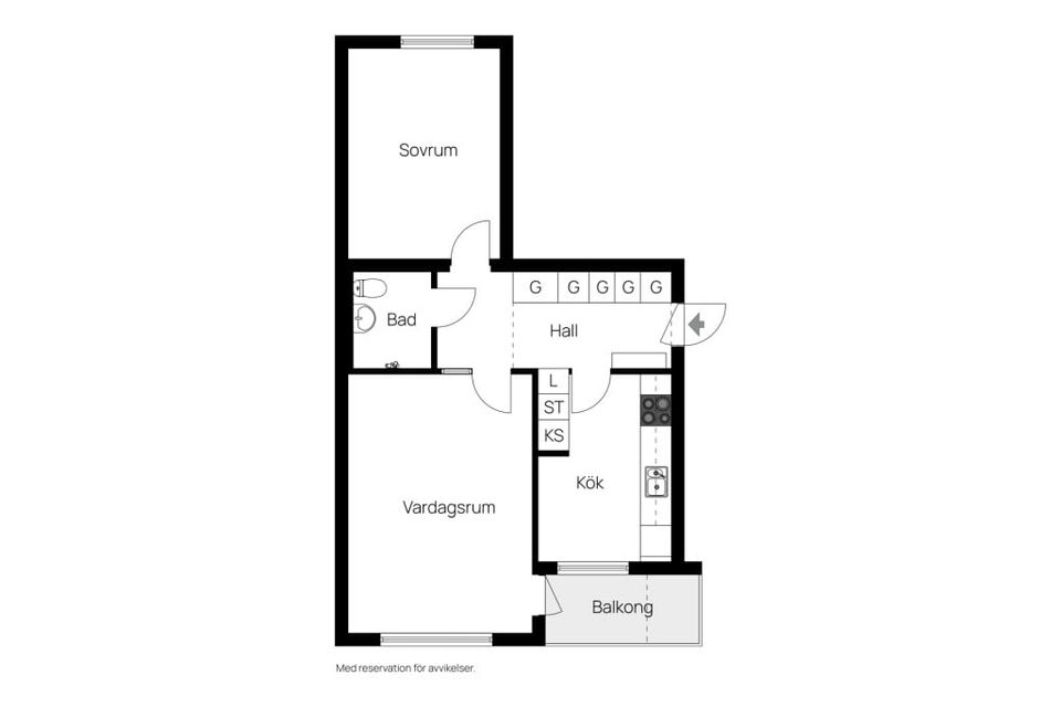 Bostadsrätt, Norra Kyrkogatan 13C, Slotteberget, Strömstad