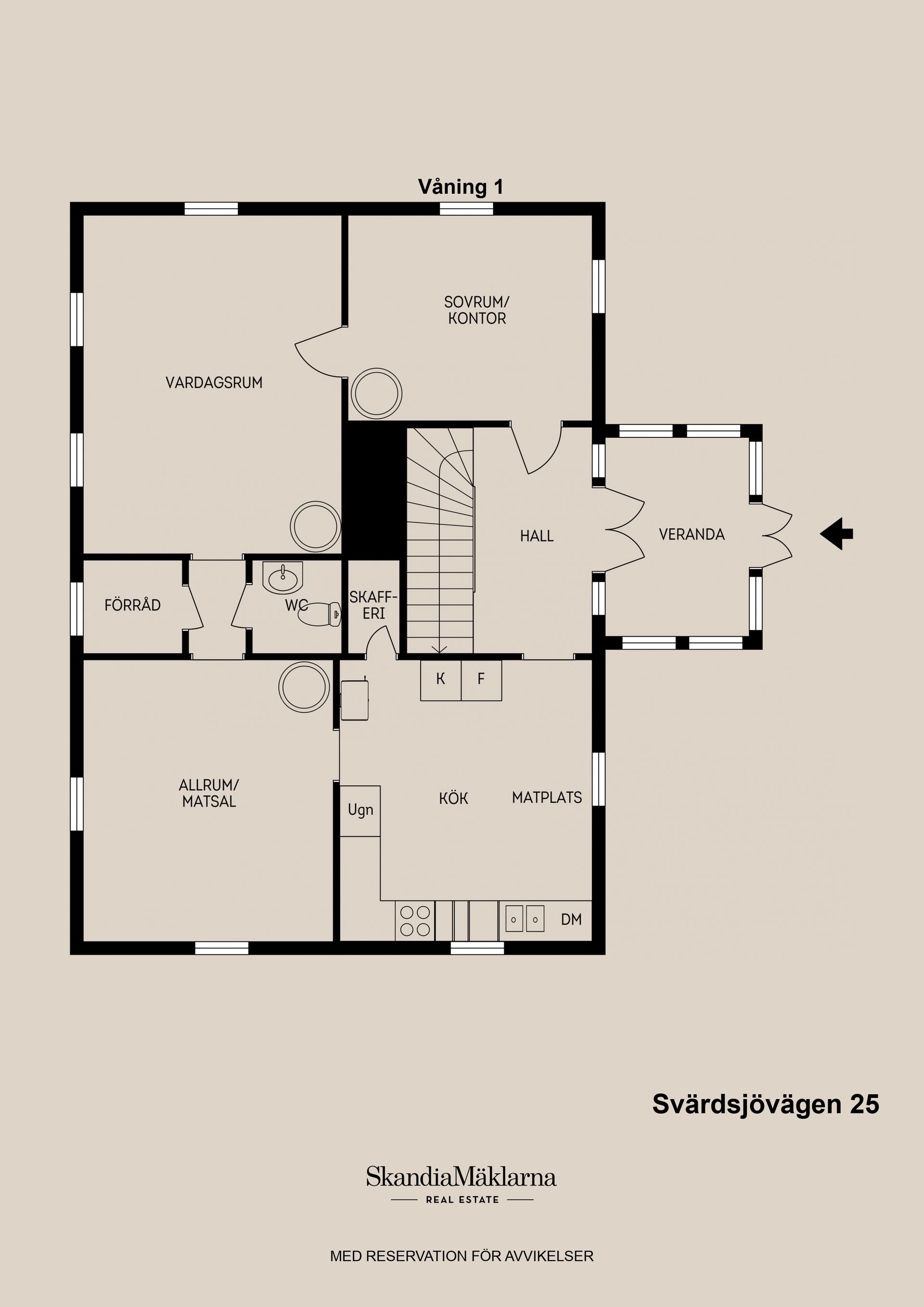Villa, Svärdsjövägen 25, Åsen, Sandviken