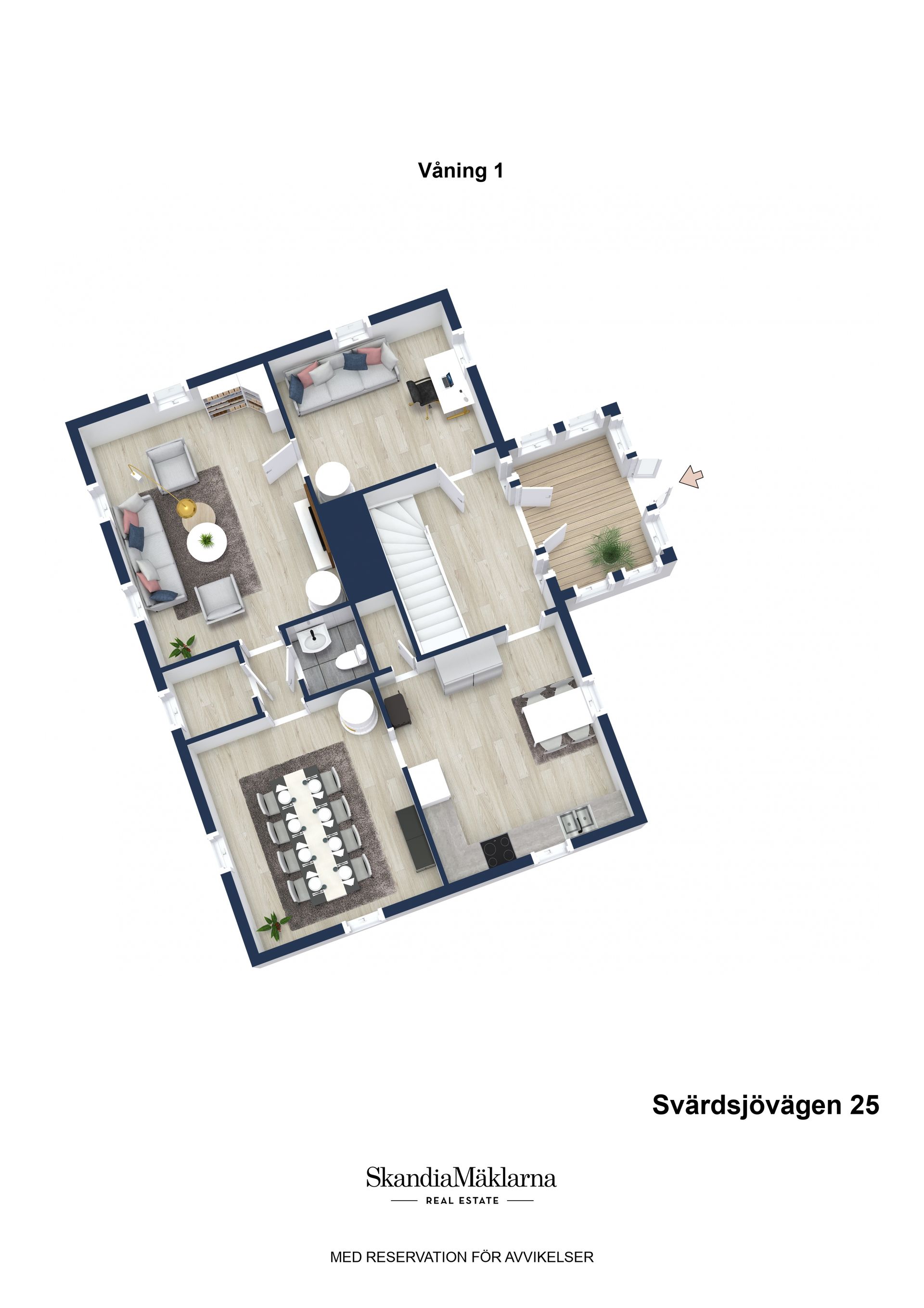 Villa, Svärdsjövägen 25, Ovansjö, Sandviken