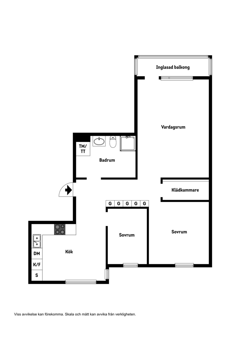 Bostadsrätt, Residensgatan 6C, Varvet, Luleå