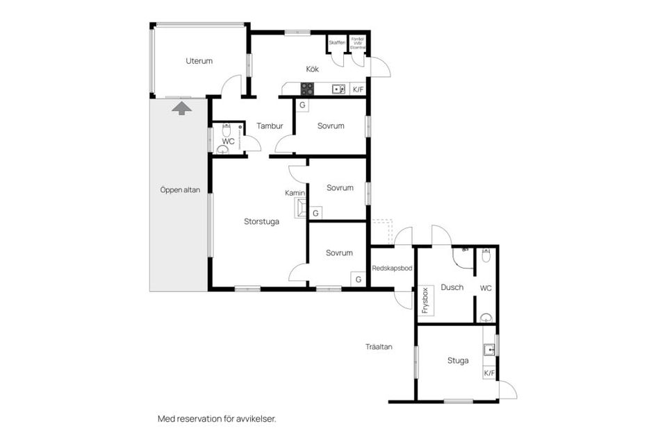 Fritidshus, Parkrosvägen 4, Sandkärr, Falkenberg