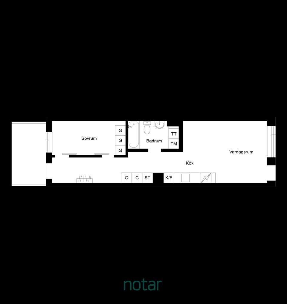 Bostadsrätt, Mastgränd 7D, Västra Hamnen, Malmö