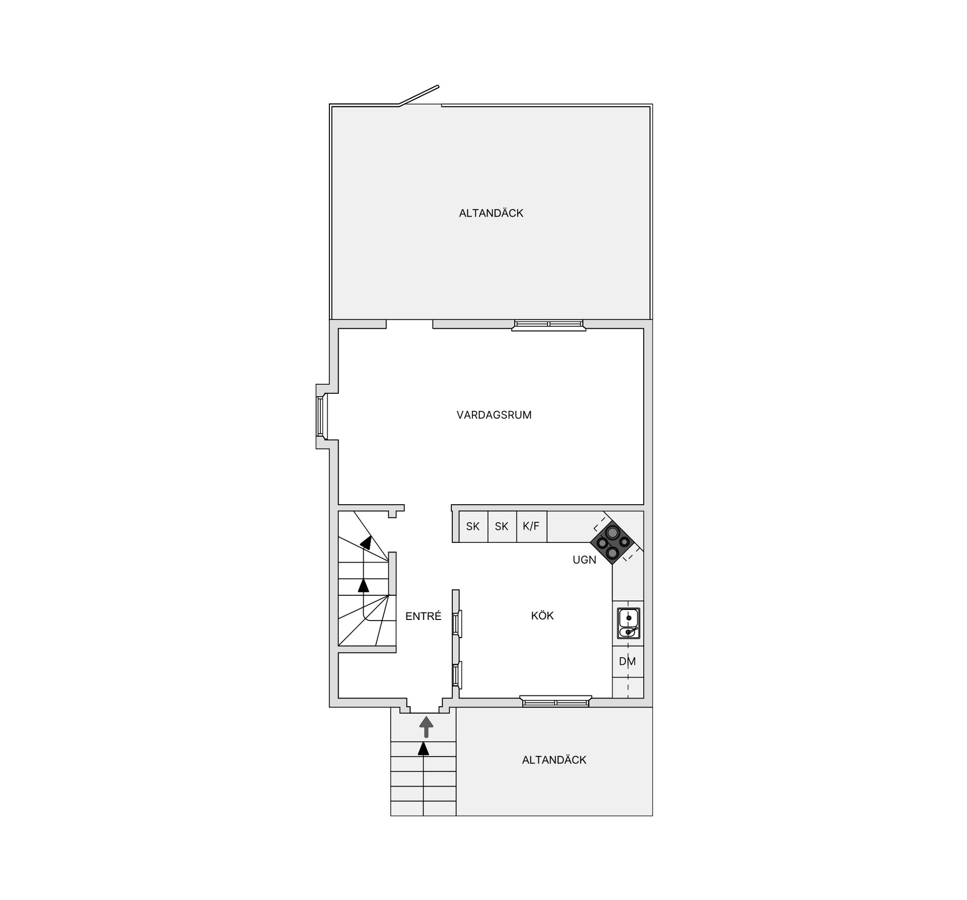 Bostadsrätt, Radhus, Fågelvägen 18F, Centralt Väster/Rotorp, Halmstad