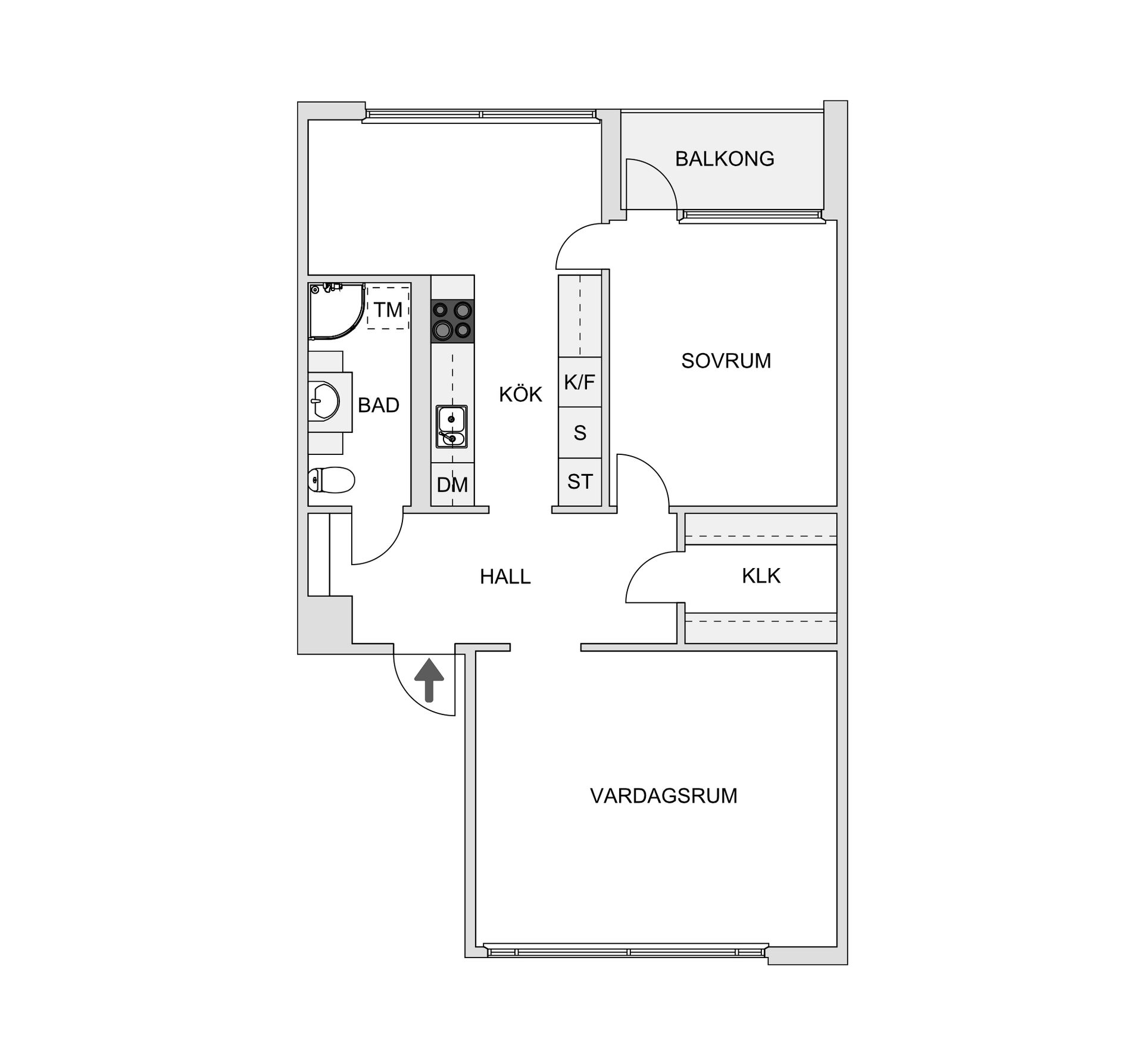 Bostadsrätt, Vårbergsvägen 191, Vårberg/Skärholmen, Stockholm