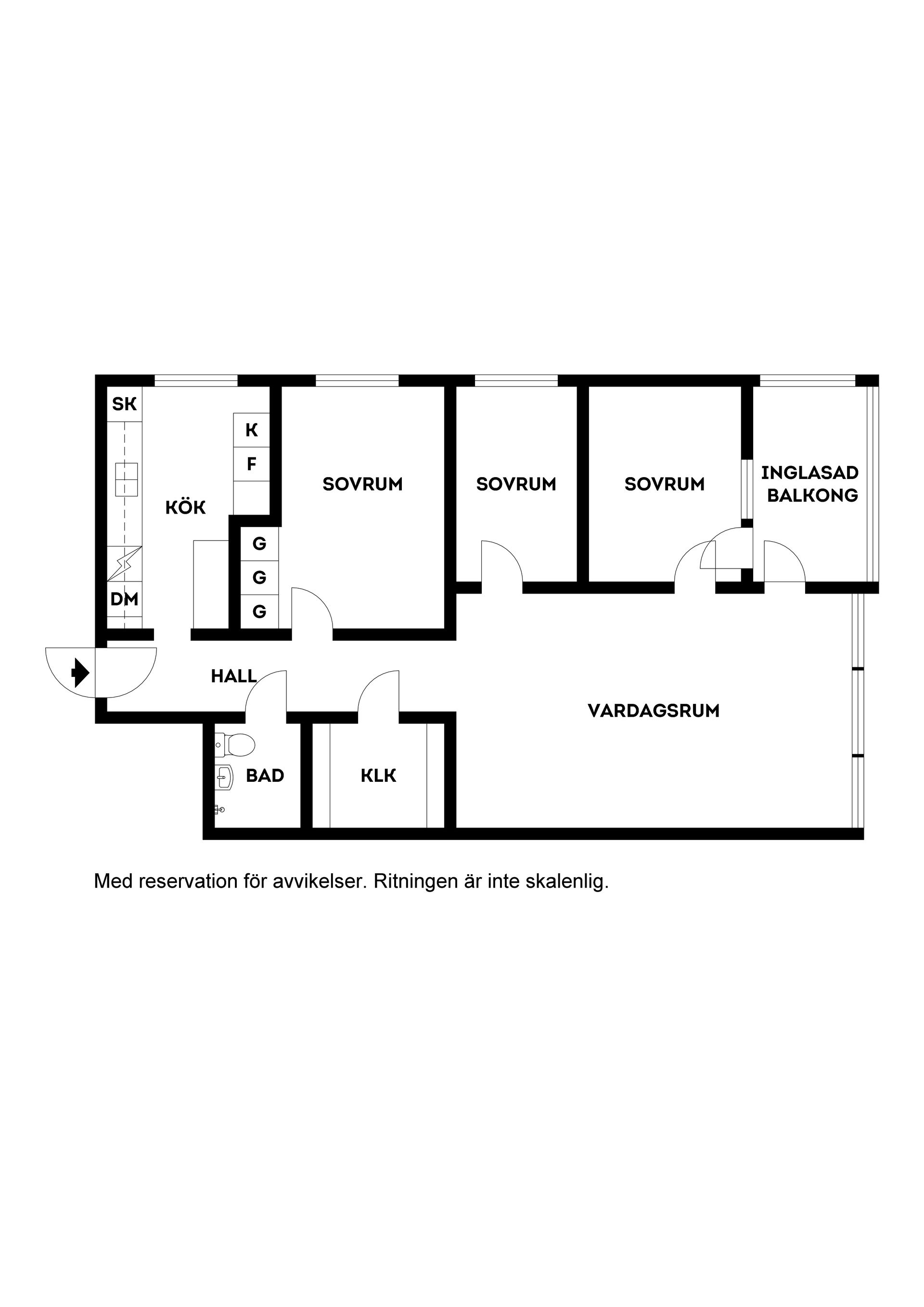 Bostadsrätt, Ripagatan 21, Centralt, Trelleborg , Trelleborg