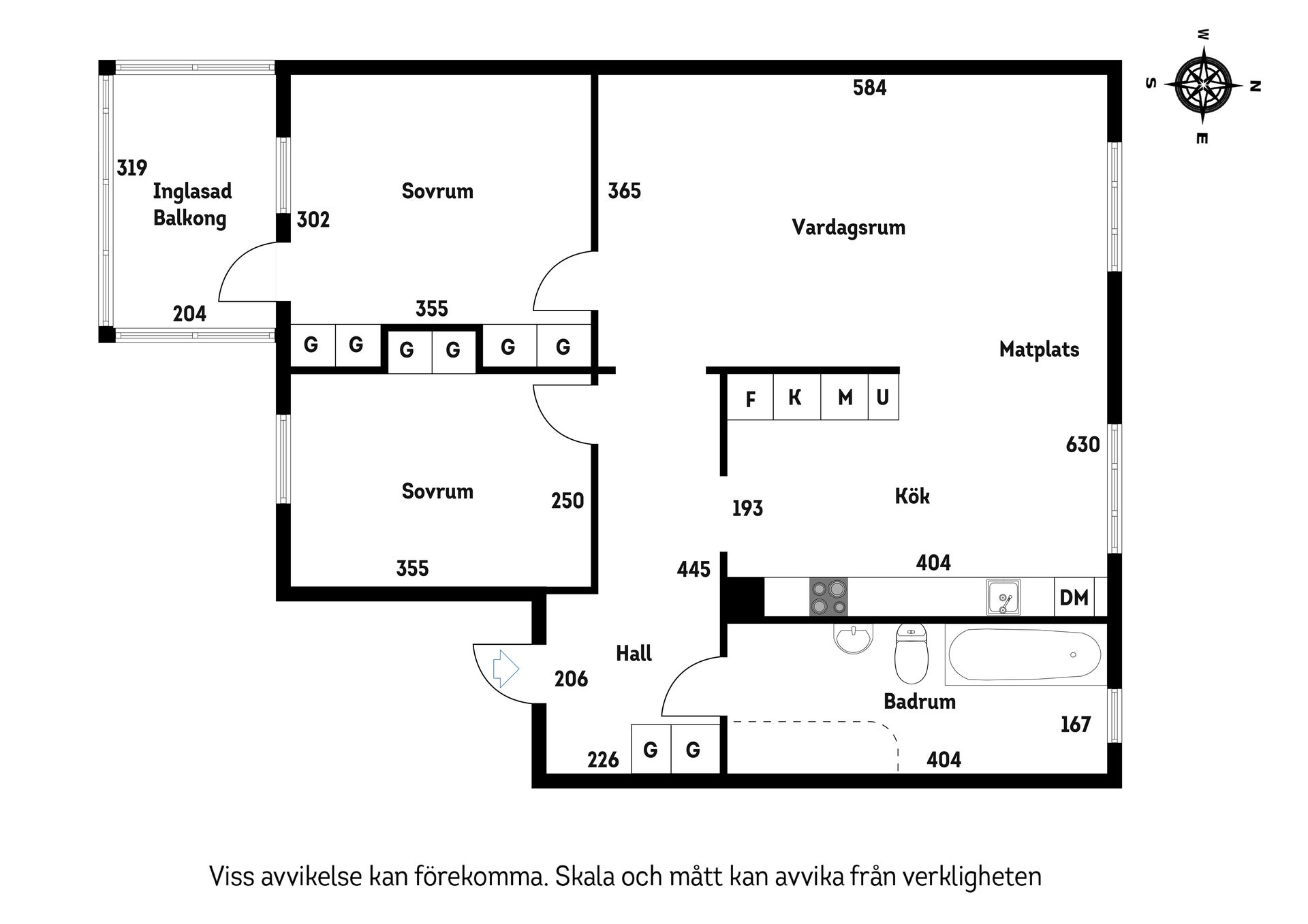 Bostadsrätt, Glavagatan 41, 3tr, Farsta Strand, Stockholm