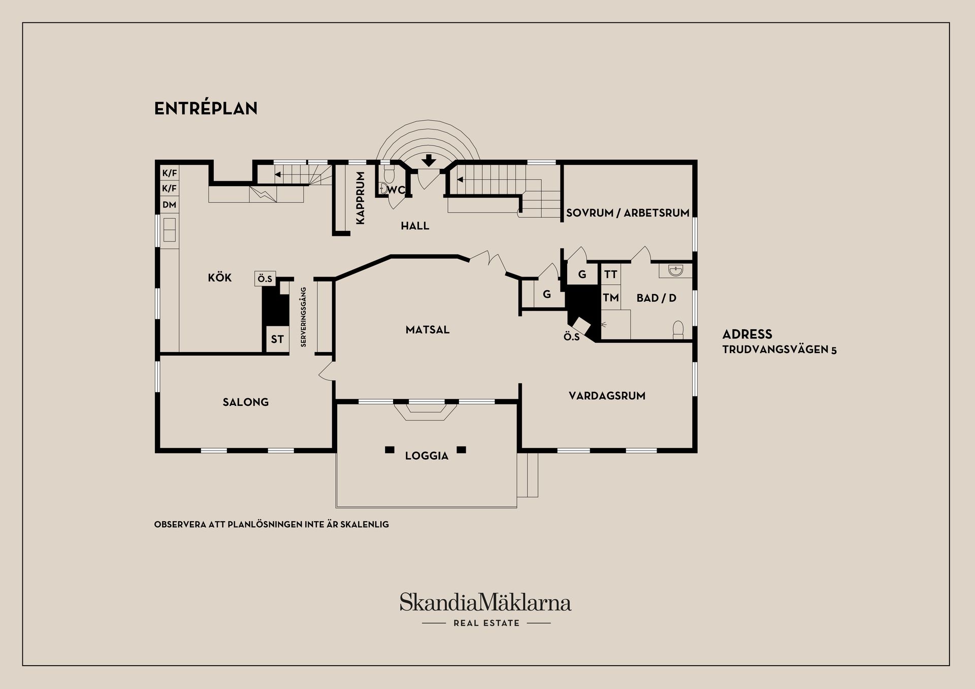 Villa, Trudvangsvägen 5, Danderyd