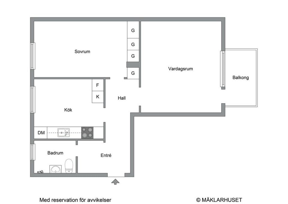 Bostadsrätt, Ankarstocksvägen 13, vån 2/3, Bällsta, Stockholm