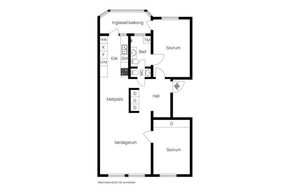 Bostadsrätt, Trestegsgatan 103, Ektorp, Norrköping