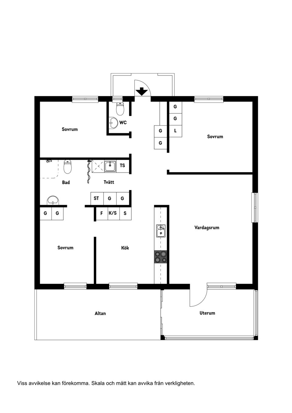Bostadsrätt, Radhus, Brearedsvägen 51, Breared, Varberg