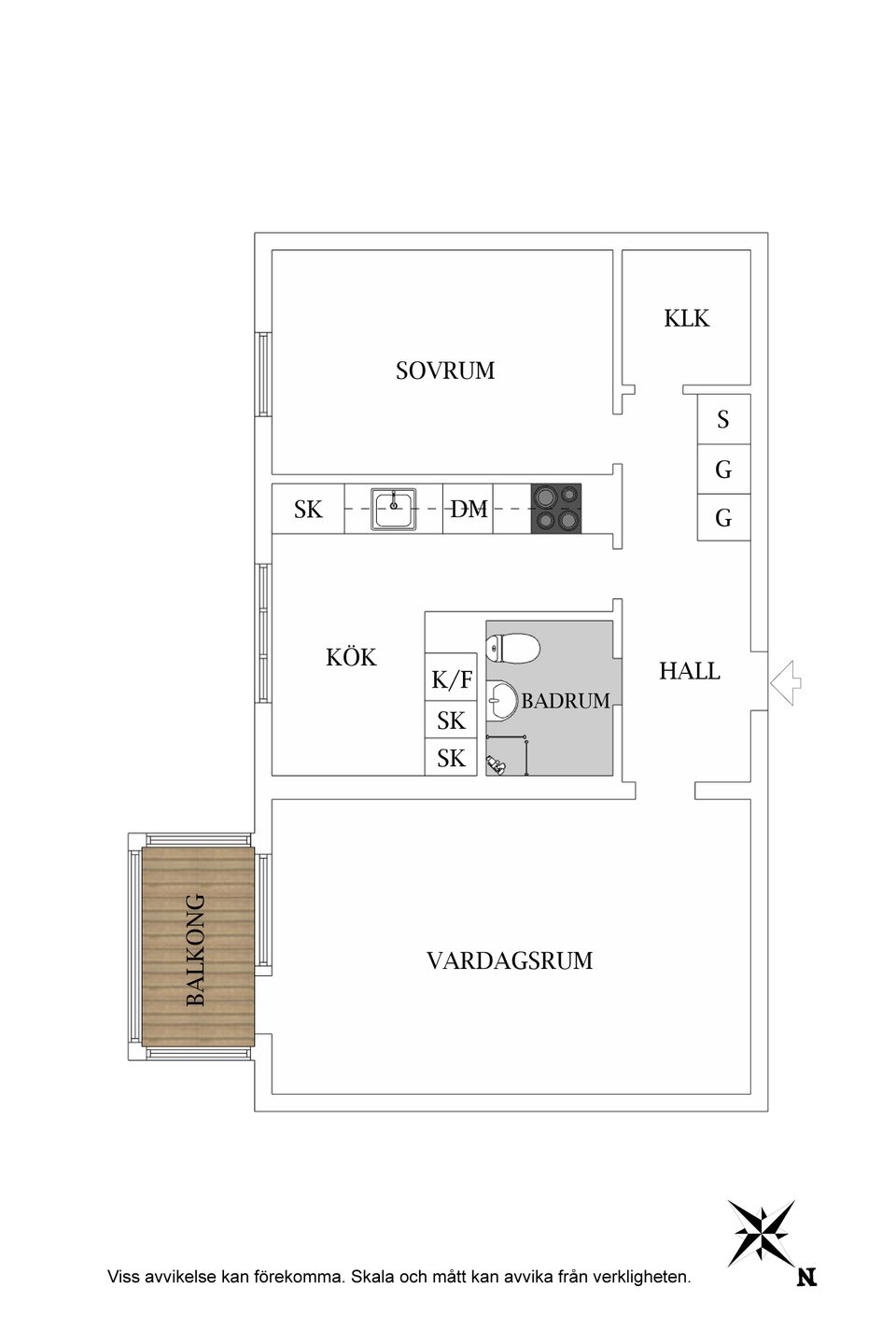 Bostadsrätt, Kopparvägen 31, Kallhäll, Järfälla