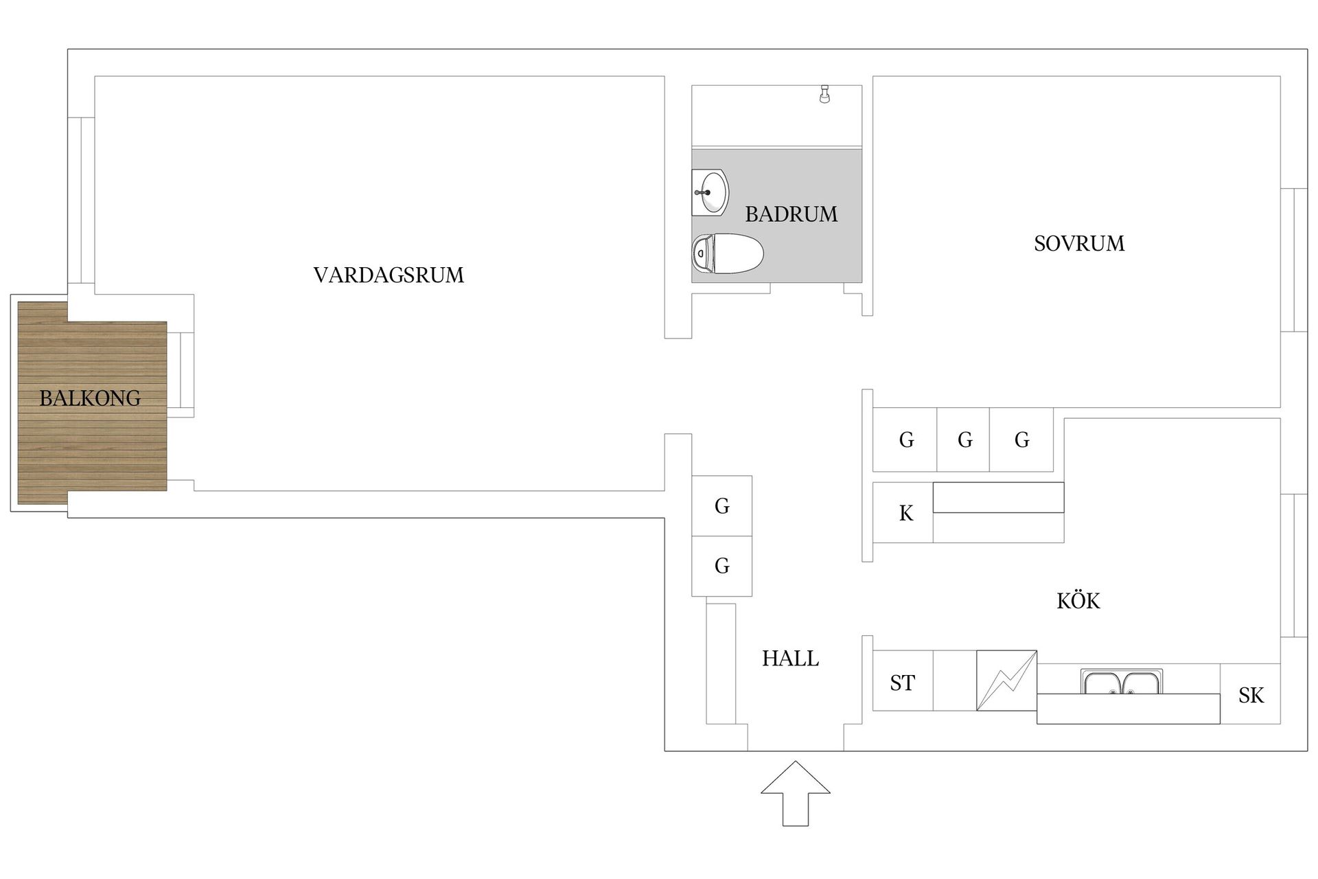 Bostadsrätt, Uddeholmsgatan 34A, Lönngården, Malmö