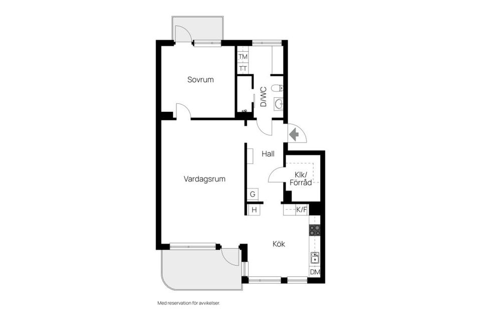 Bostadsrätt, Gösta Wahlströms Väg 7, Rickomberga, Uppsala