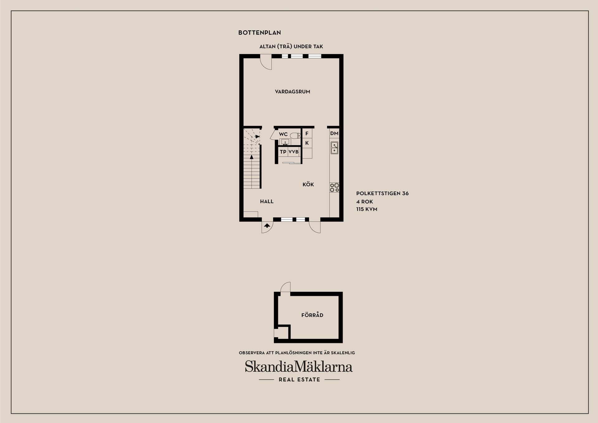 Radhus, Polkettstigen 36, Upplands-Bro