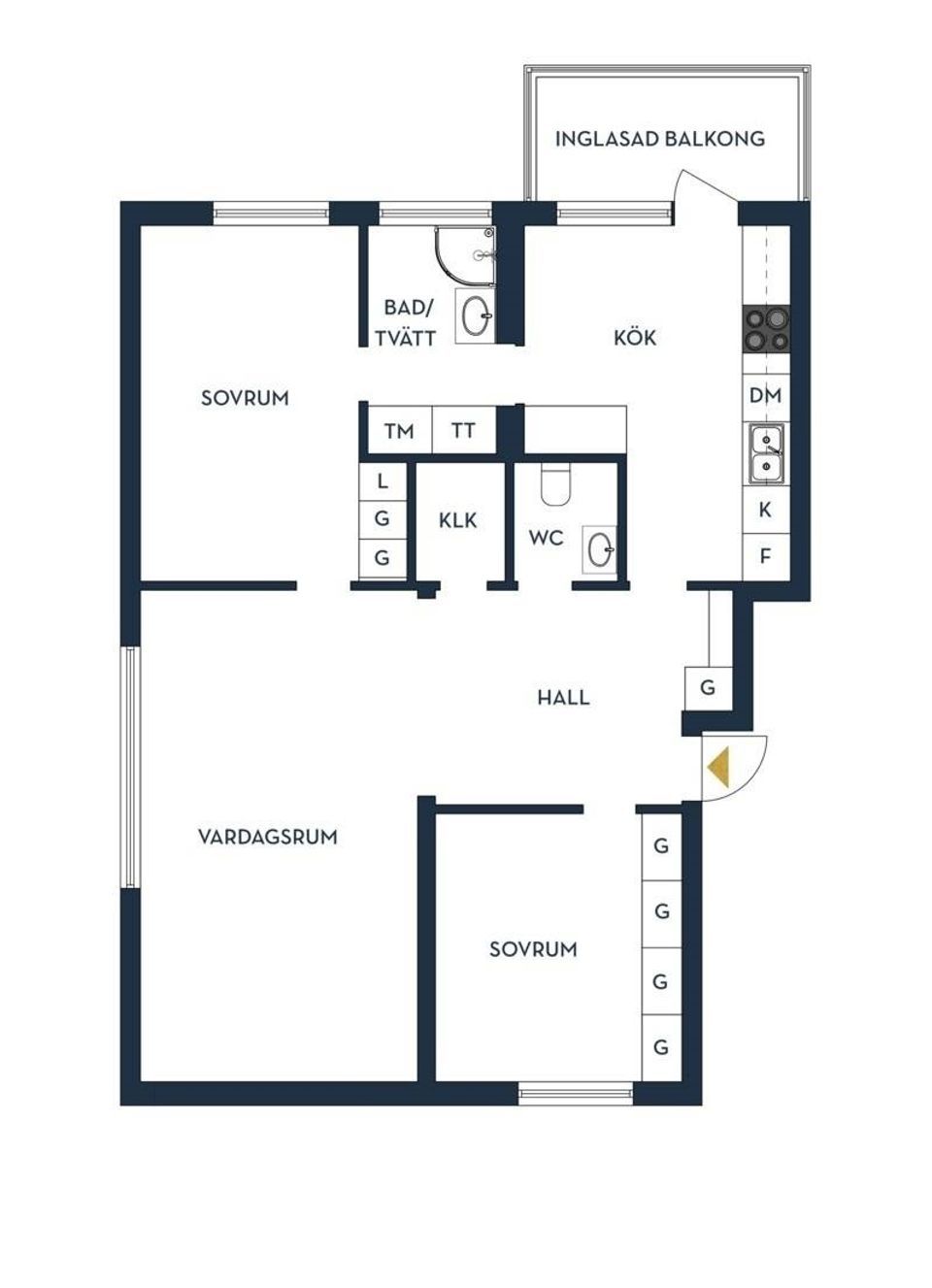 Bostadsrätt, Engelbrektsvägen 18A, 6tr, Jakobsberg, Järfälla