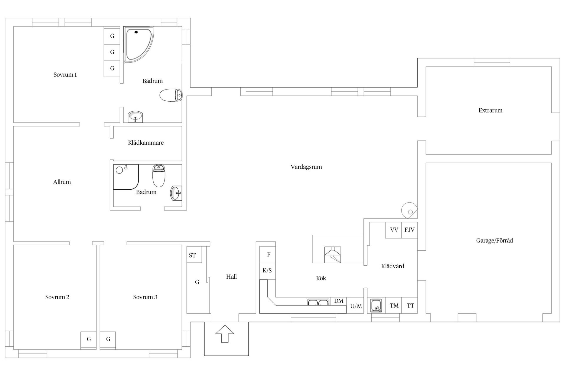 Villa, Saturnusvägen 22, Lugnet, Växjö