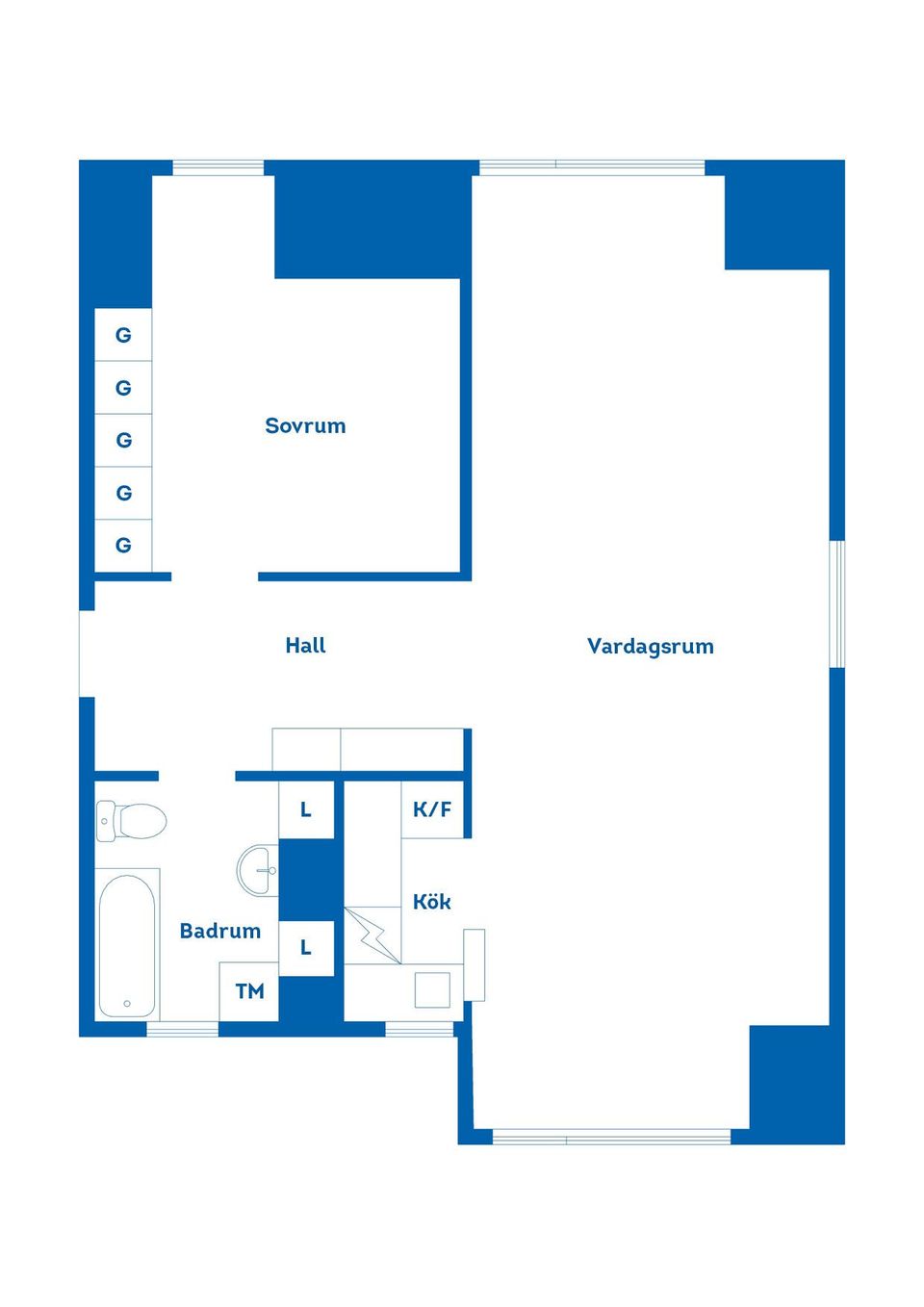 Bostadsrätt, Klockaregården 5, Skäggetorp, Linköping