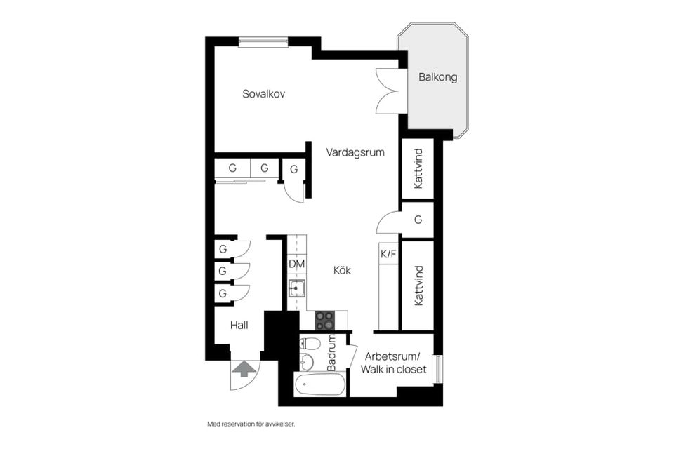 Bostadsrätt, Korsörvägen 22 A, Dammfri, Malmö