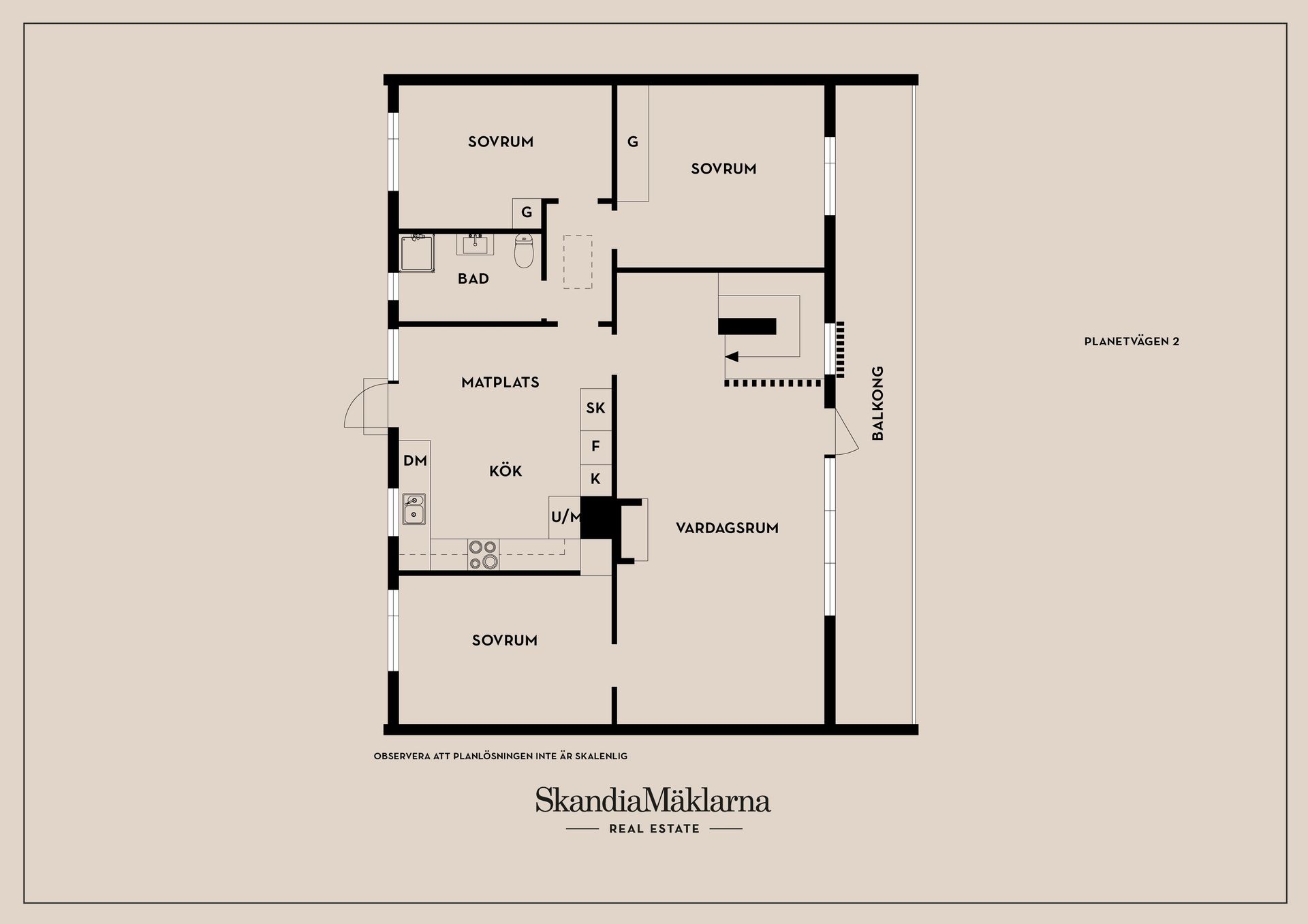 Villa, Planetvägen 2, Skälby, Järfälla