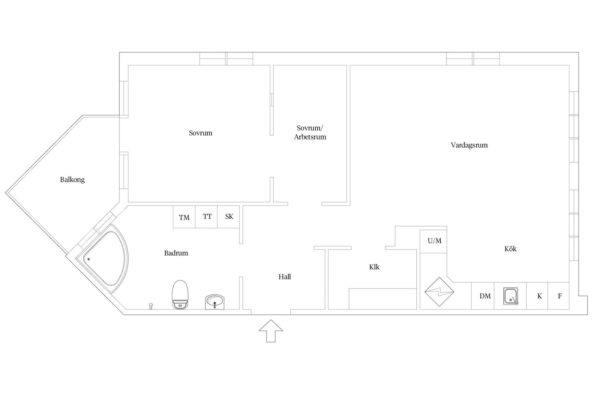 Bostadsrätt, Sten Bergmans väg 5, 3tr, Hammarbyhöjden, Stockholm