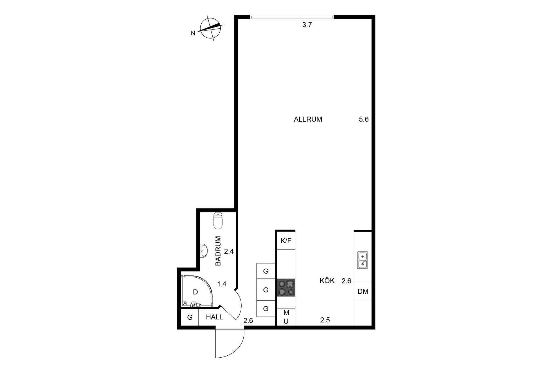Bostadsrätt, Kungsgatan 1A, Centrum, Trollhättan