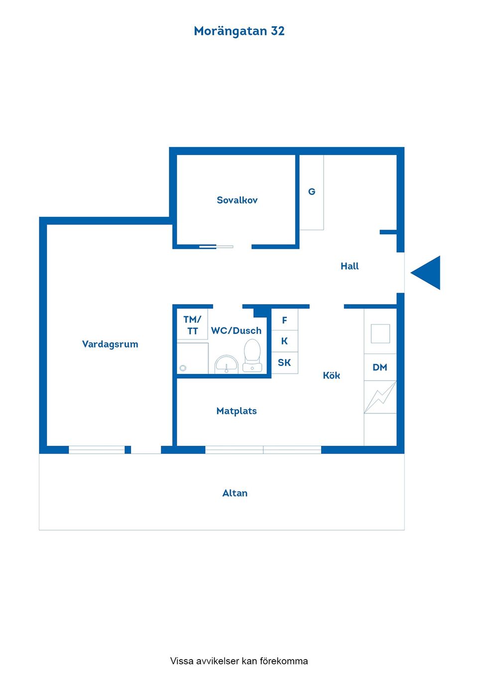 Bostadsrätt, Morängatan 32, Vilbergen, Norrköping