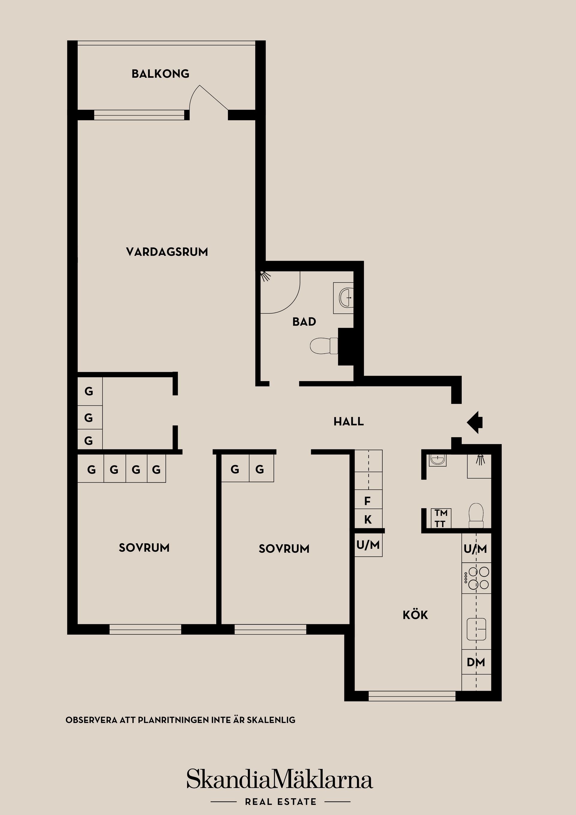 Bostadsrätt, Krysshammarvägen 30, Huvudsta, Solna