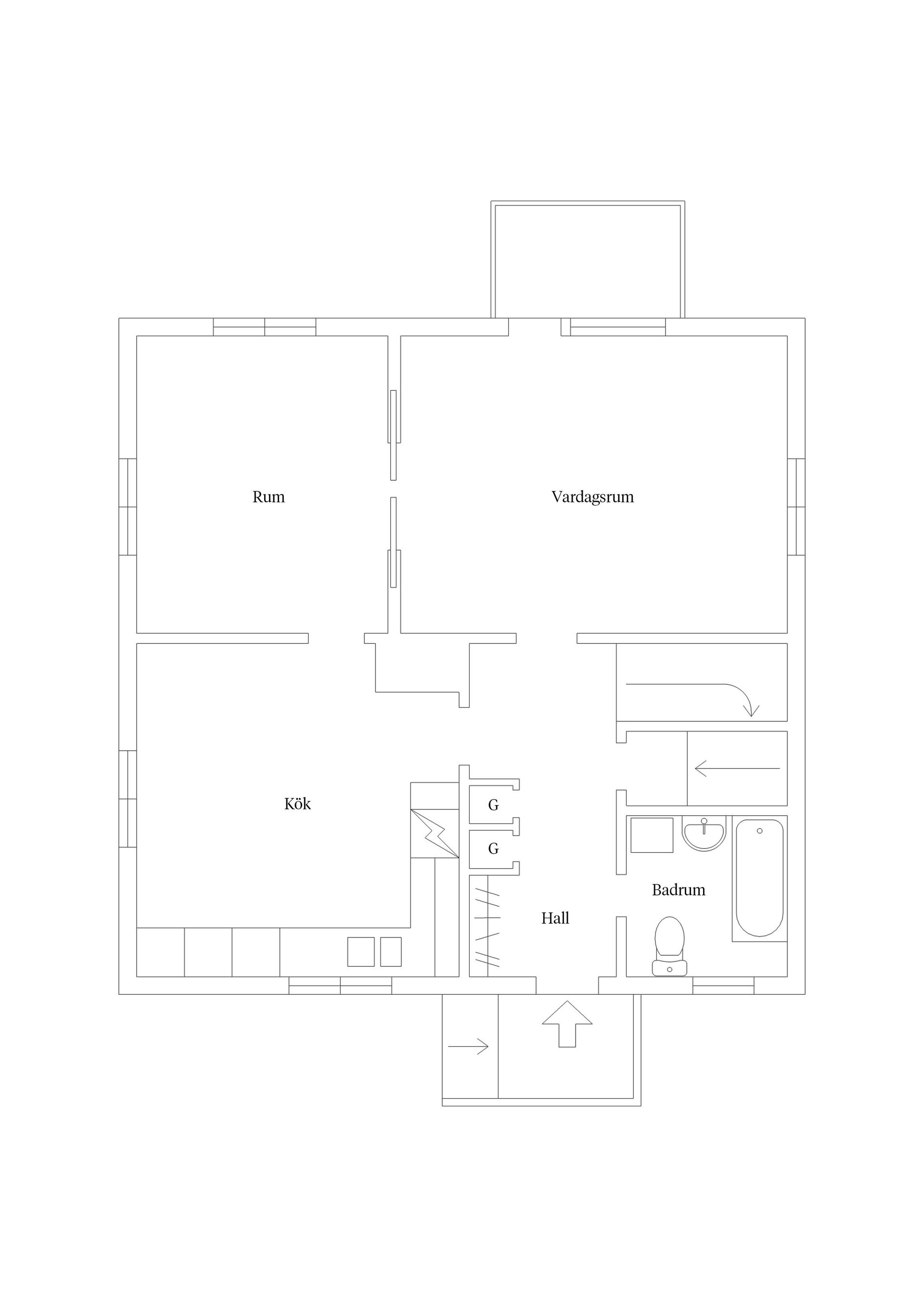 Villa, Mejerigatan 6, Byske, Skellefteå