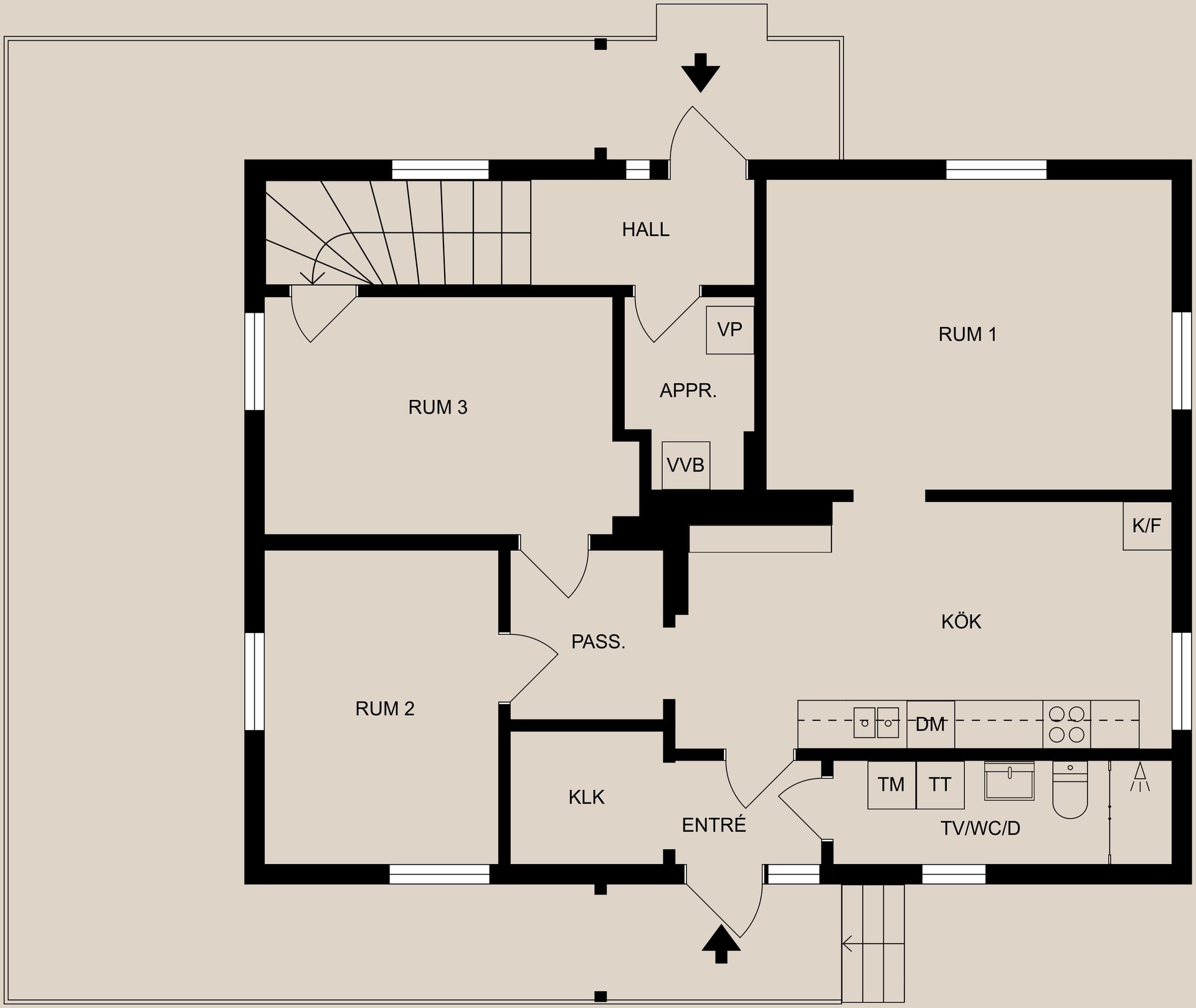 Villa, Bygatan 3, Finspång