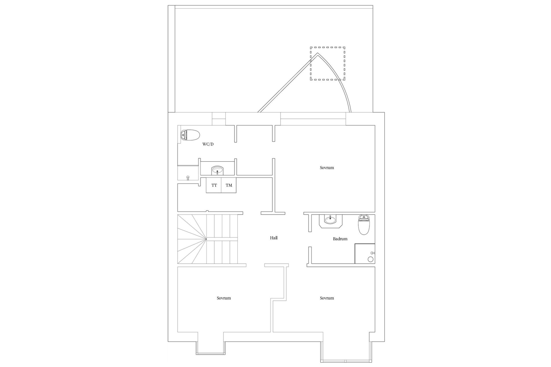 Villa, Radhus, Barometergatan 28, Västra Hamnen, Malmö