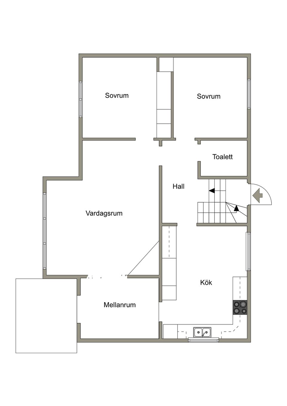 Villa, Furuvägen 4, Hagalund, Nyköping