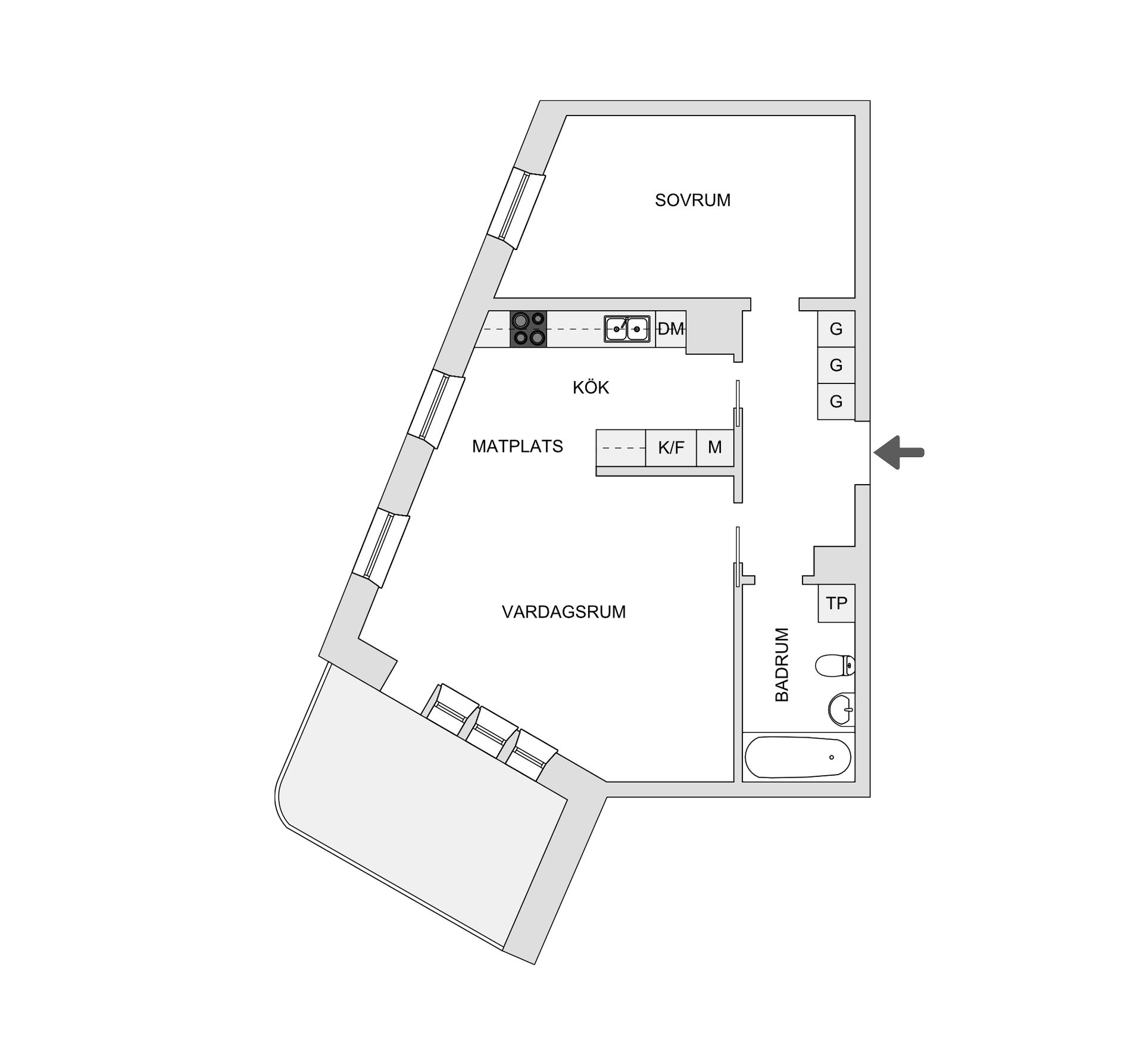 Bostadsrätt, Sörhallstorget 29, Eriksberg, Göteborg