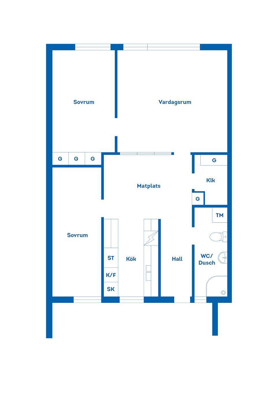 Bostadsrätt, Thermaeniusgatan 31D, Torshälla, Eskilstuna