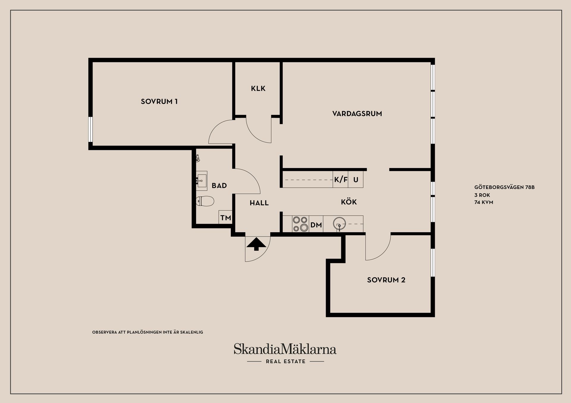 Bostadsrätt, Göteborgsvägen 78B, Surte, Ale