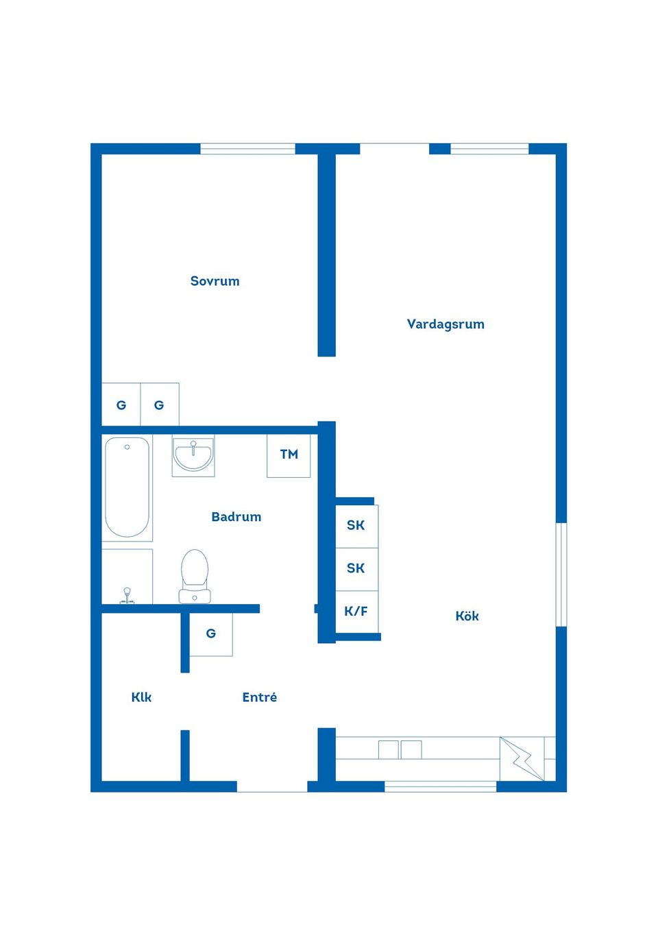 Bostadsrätt, Solvändan 16, Gröndal, Oskarshamn