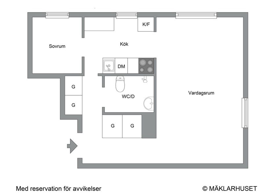 Bostadsrätt, Mariehällsvägen 7, Mariehäll, Stockholm